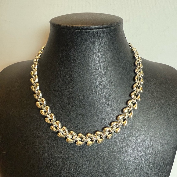Vintage Coro Silver Tone Choker Style Necklace - Picture 11 of 11